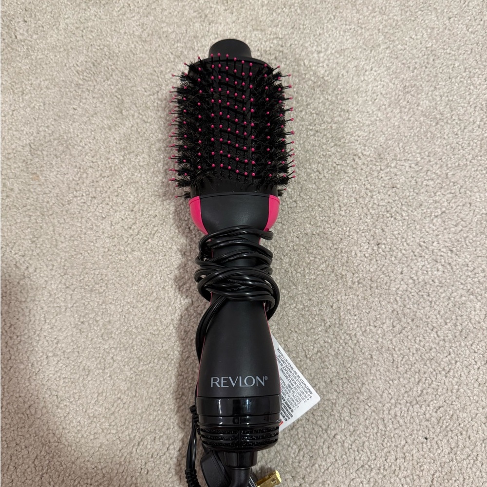 Revlon Black and Pink Hair Dryer Brush